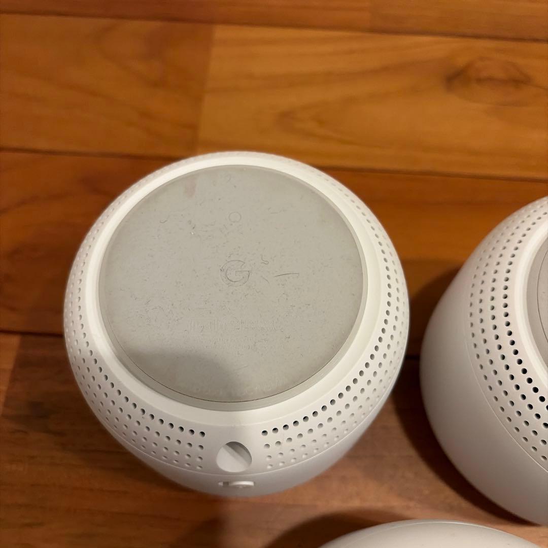 Google Nest WiFi H2D 1台 + 拡張ポイント2個セット