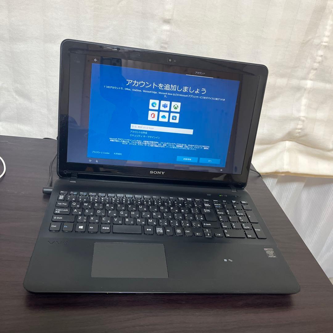 SONY VAIO ノートPC モデルSVF153B1GN 【ジャンク】