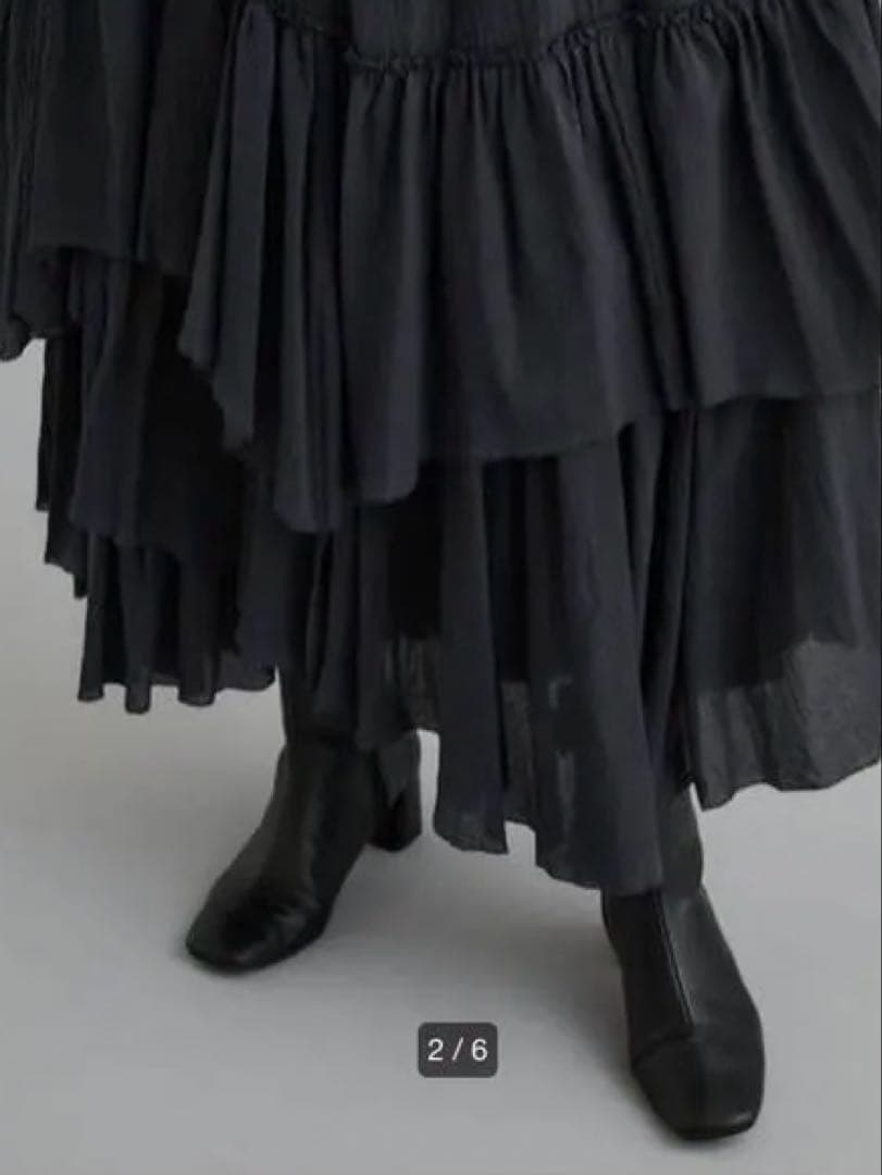 CASA FLINE コットンティアードスカート