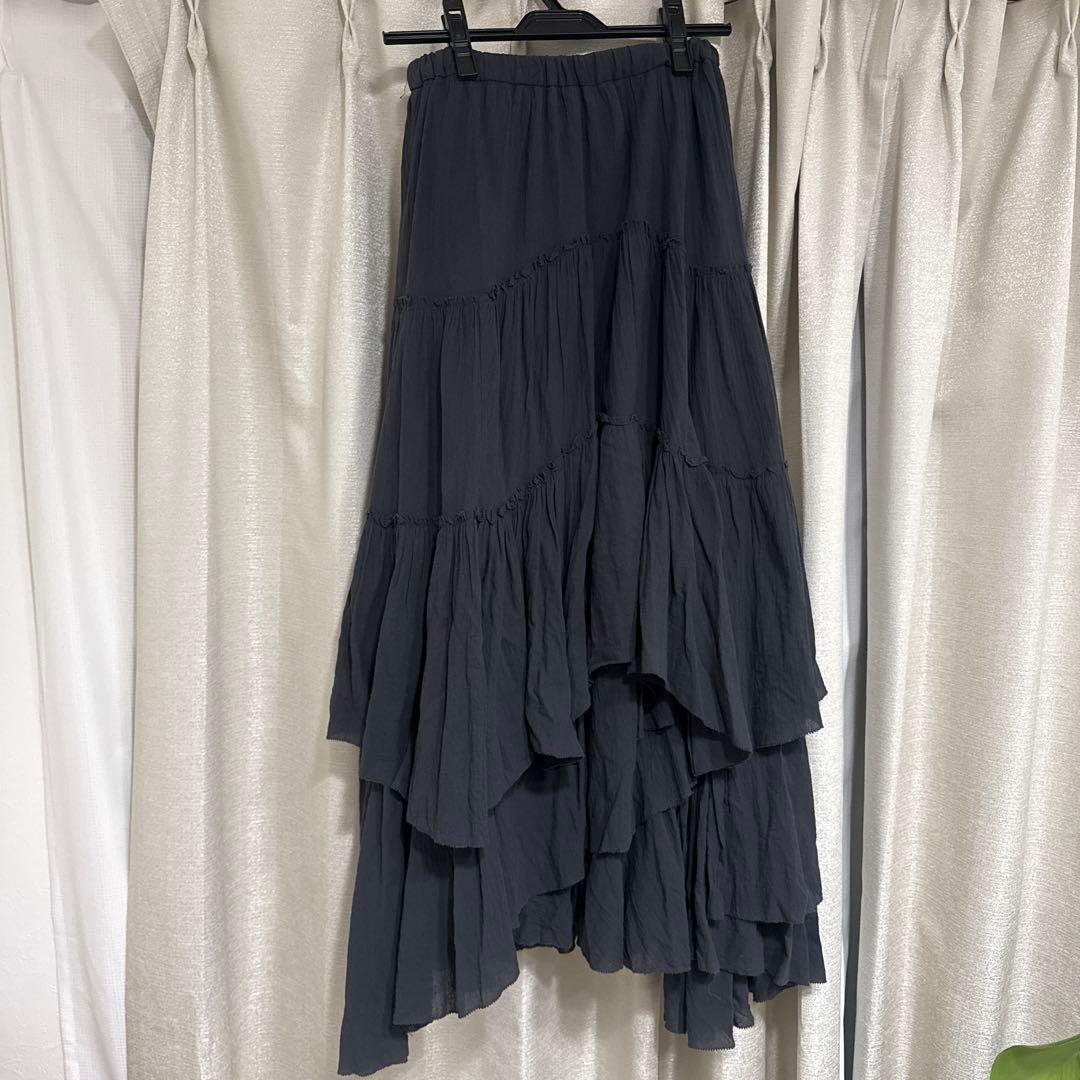 CASA FLINE コットンティアードスカート
