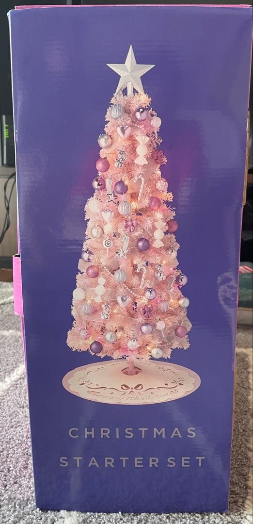 FrancfrancXmasTree スターターセットピンク 150cm