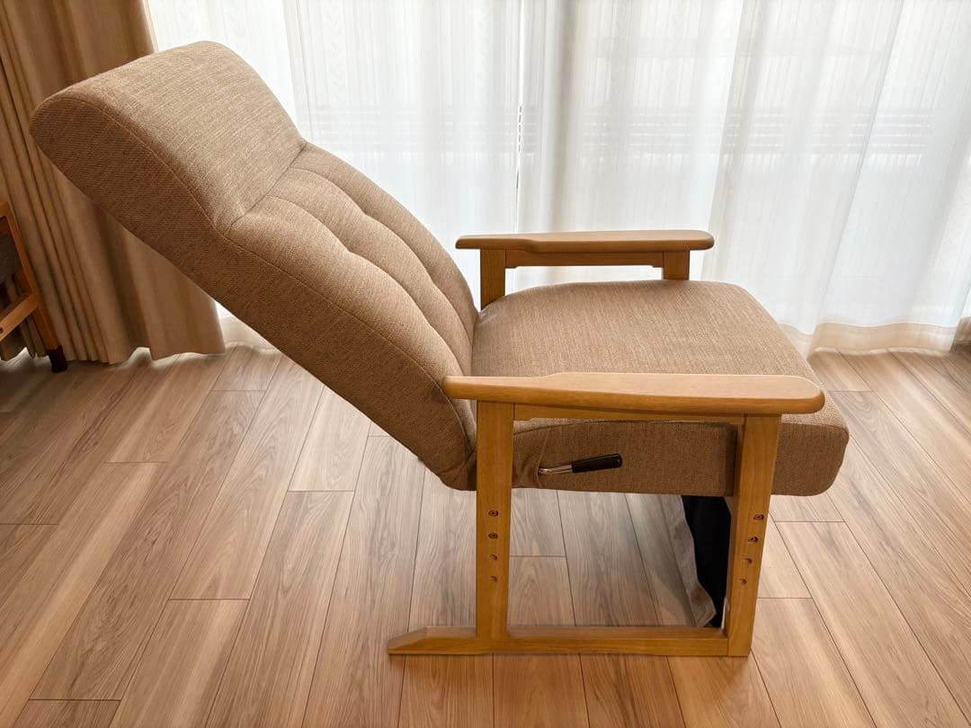 【美品】ニトリ　高座こたつチェア　リクライニングチェア