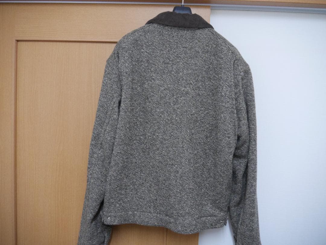 3*様 AURALEE SPUN TWEED ZIP BLOUSON S