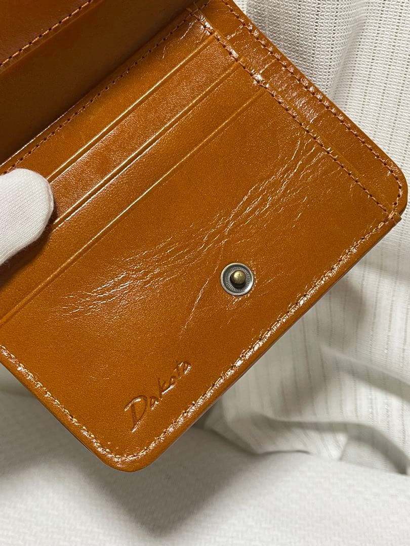 新品　Dakotaダコタ 二つ折り財布 本革 レザー がま口 アロマティコ財布