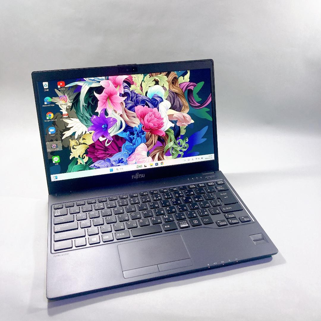 w122✨美品/超軽量 /爆速 SSD新品/Office付✨すぐ使えるノートPC