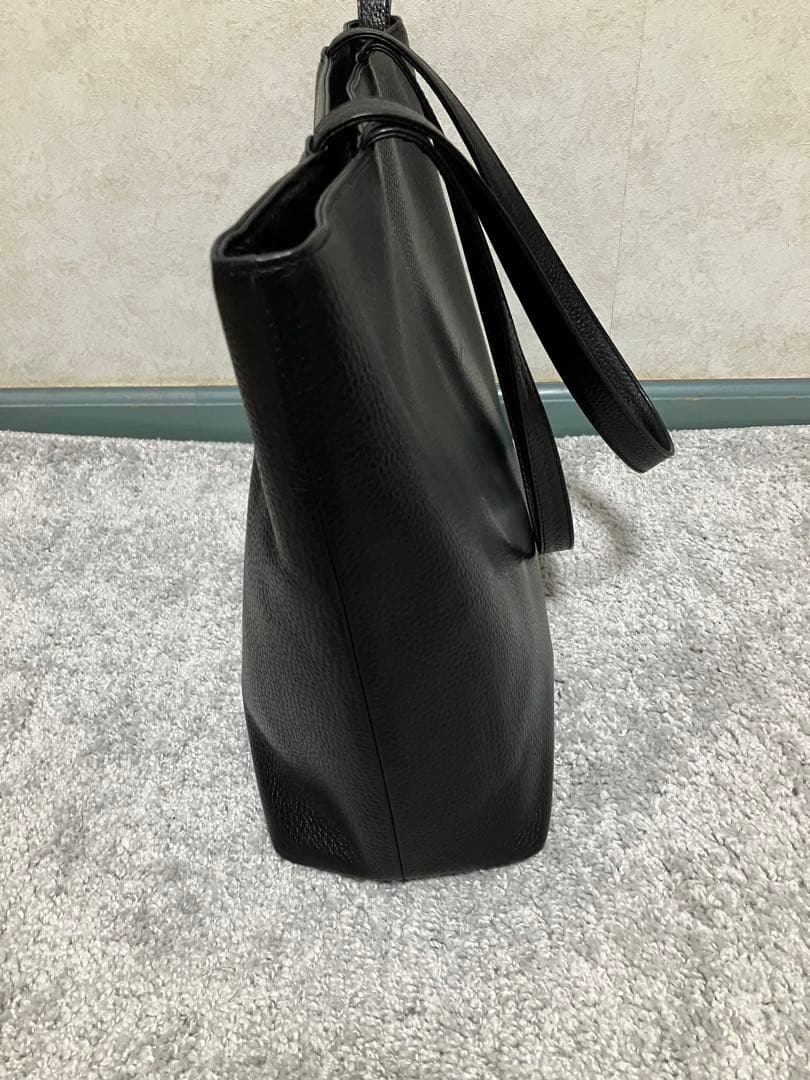 HushTug レザートート ブラック