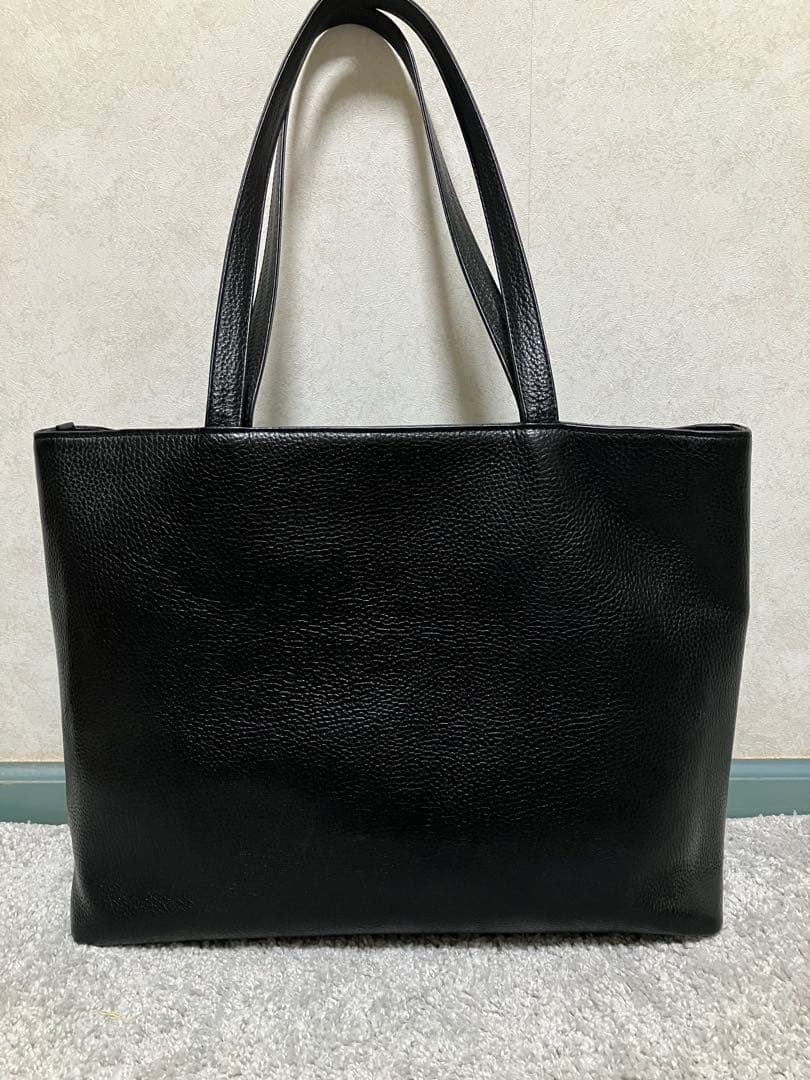 HushTug レザートート ブラック