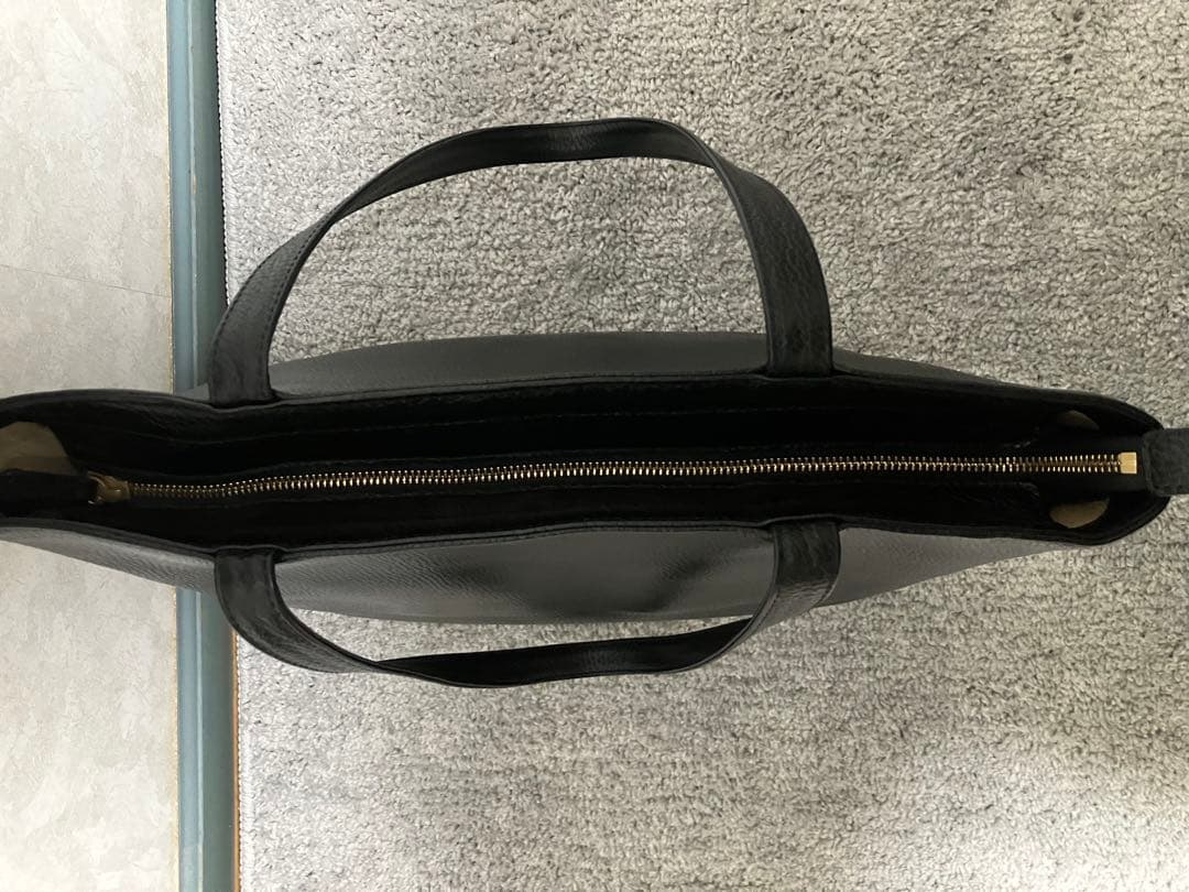 HushTug レザートート ブラック