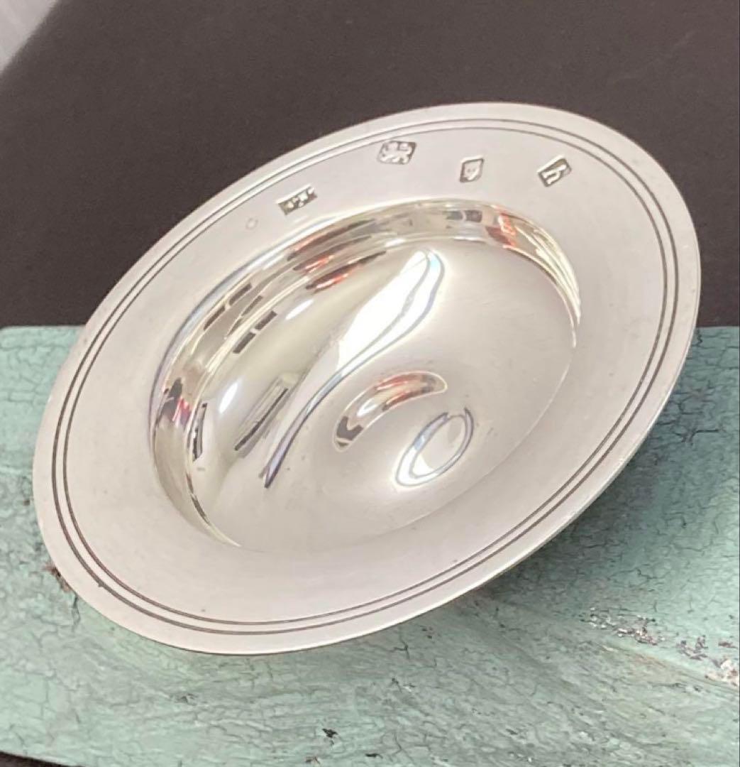 MAPPIN & WEBB 1963年製 純銀 アンティーク ティーパック置き