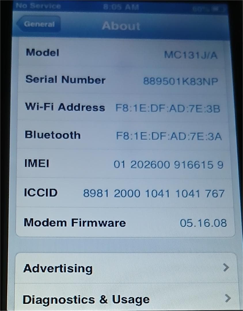 Softbank iPhone 3GS MD235J ブラック 非常に良い状態
