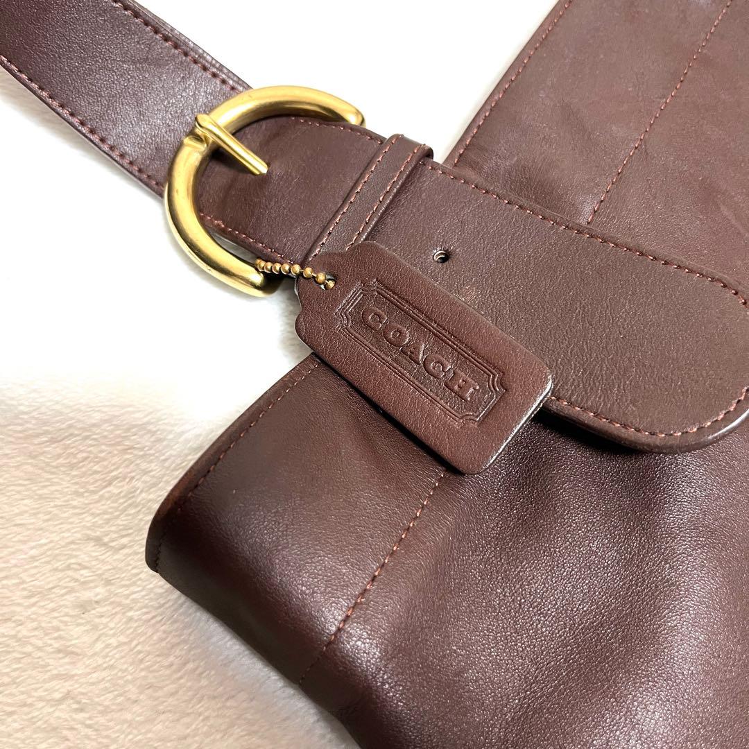 美品 OLD COACH オールドコーチ4082 ブラウン トートバッグ