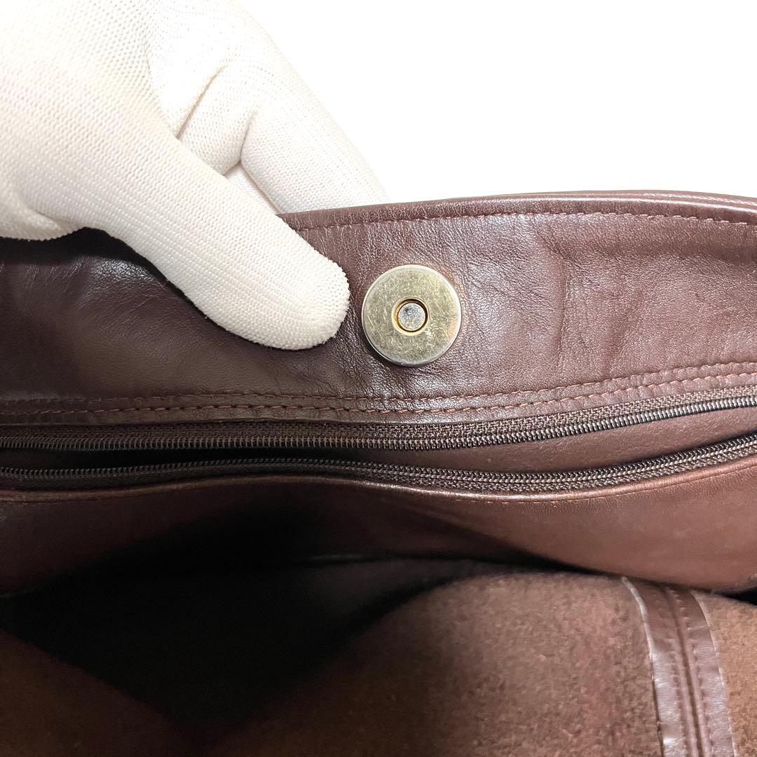 美品 OLD COACH オールドコーチ4082 ブラウン トートバッグ