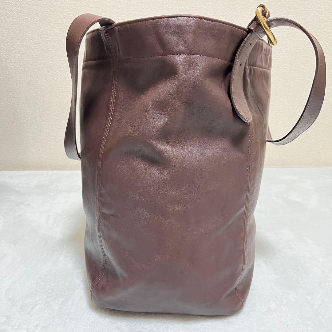 美品 OLD COACH オールドコーチ4082 ブラウン トートバッグ