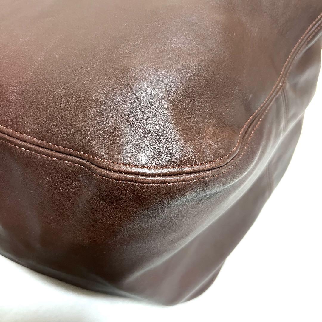 美品 OLD COACH オールドコーチ4082 ブラウン トートバッグ