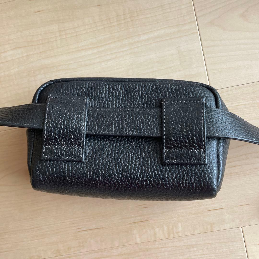 専用です。TOFF＆LOADSTONE、ウエストバッグ、黒、ブラック、レザー