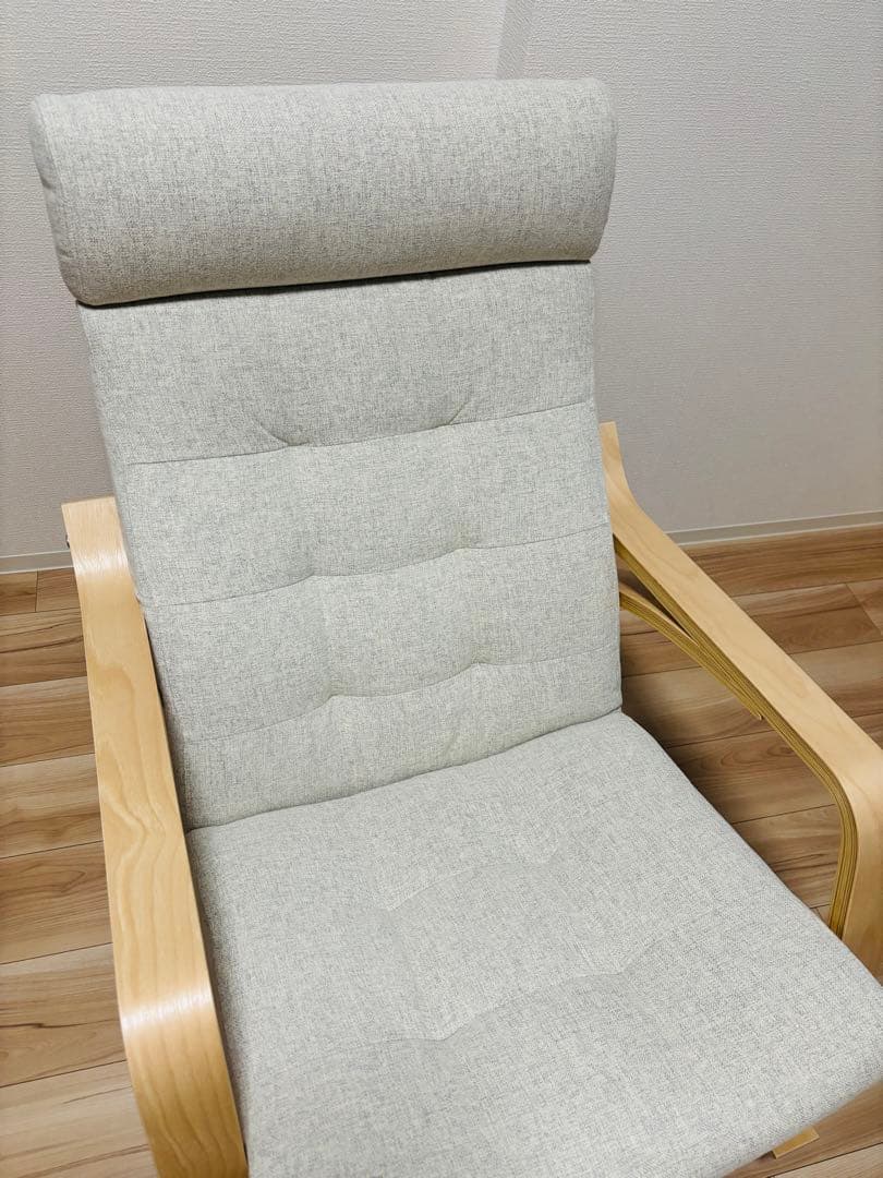 POÄNG ポエング ロッキングチェア, バーチ材突き板/グンナレド ベージュ