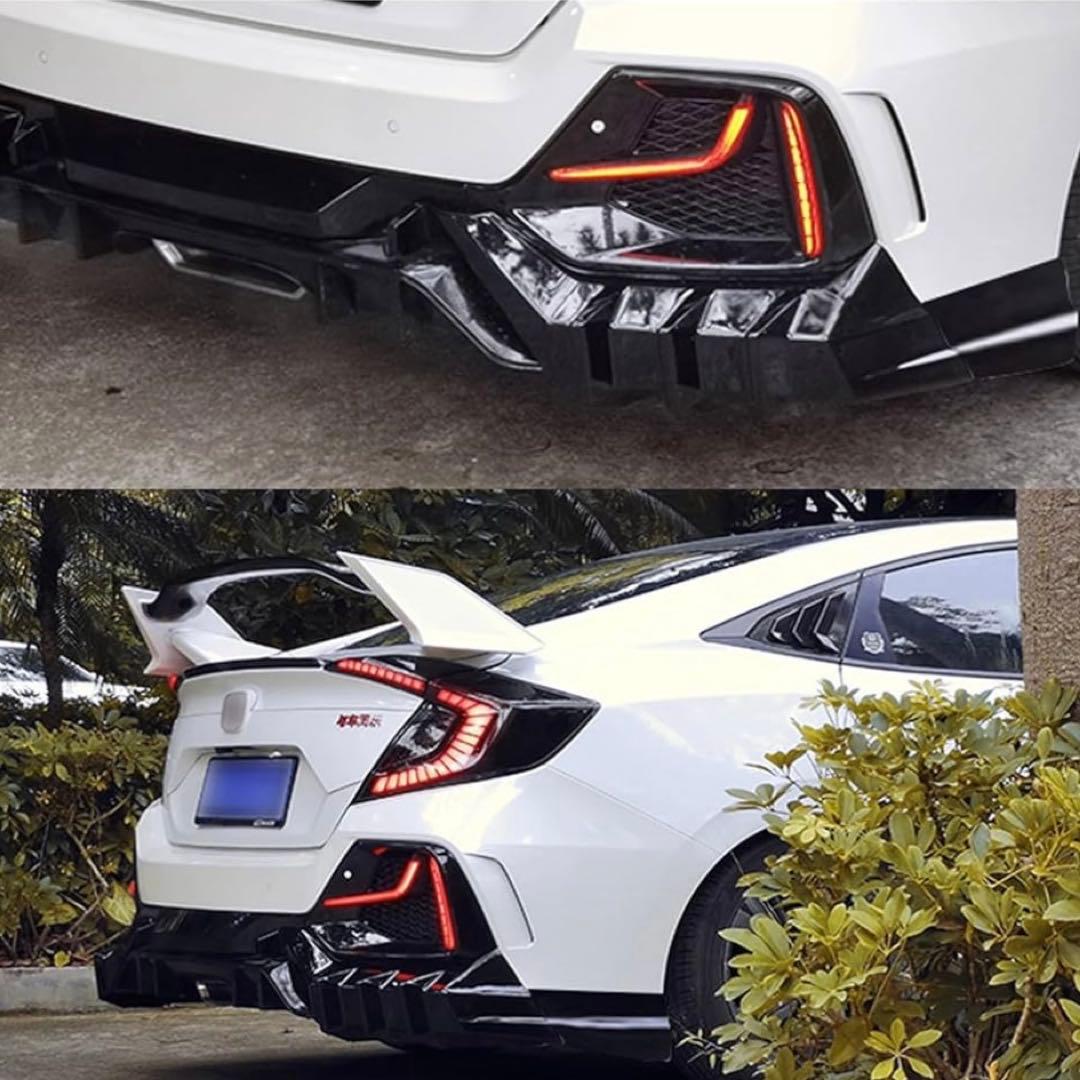 シビックFK7 2016-2021年式 TypeR風 リアバンパー エアロキット