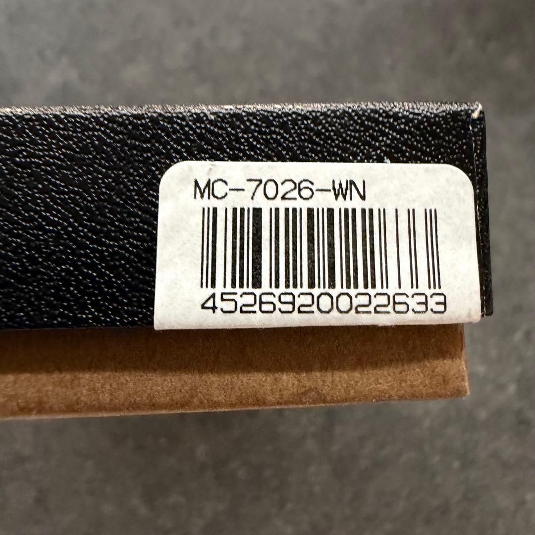 Mark Boots×BRIT HOUSE コードバン革　長財布 茶/エンジ