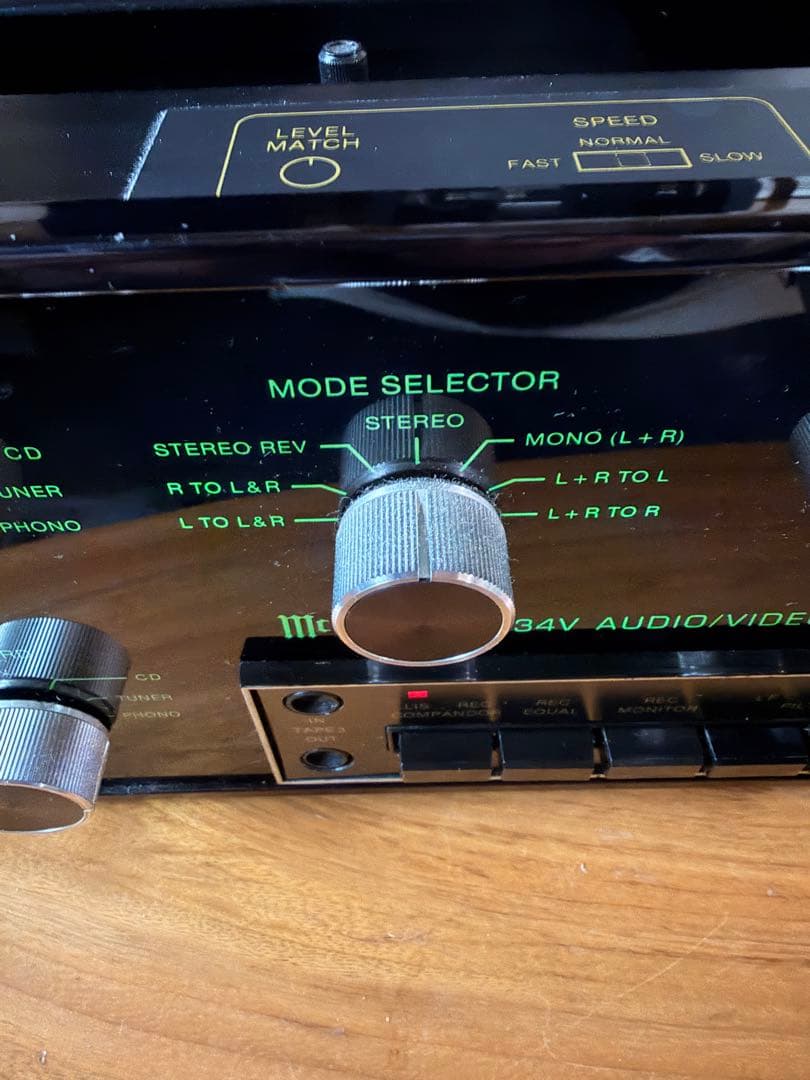 McIntosh C34V プリアンプ　サイン入り