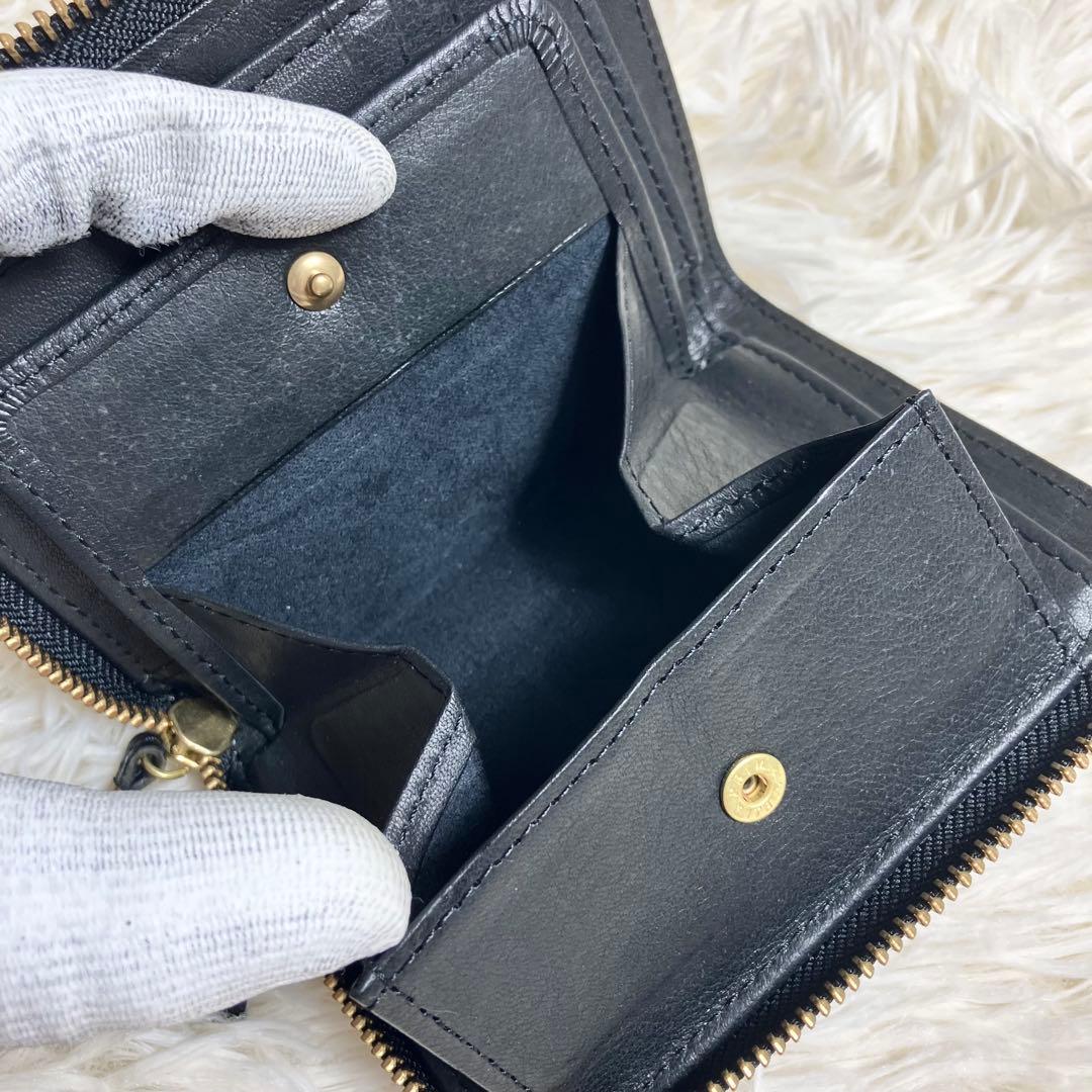 スロウ L字ファスナー コンパクトウォレットブライドル 本革