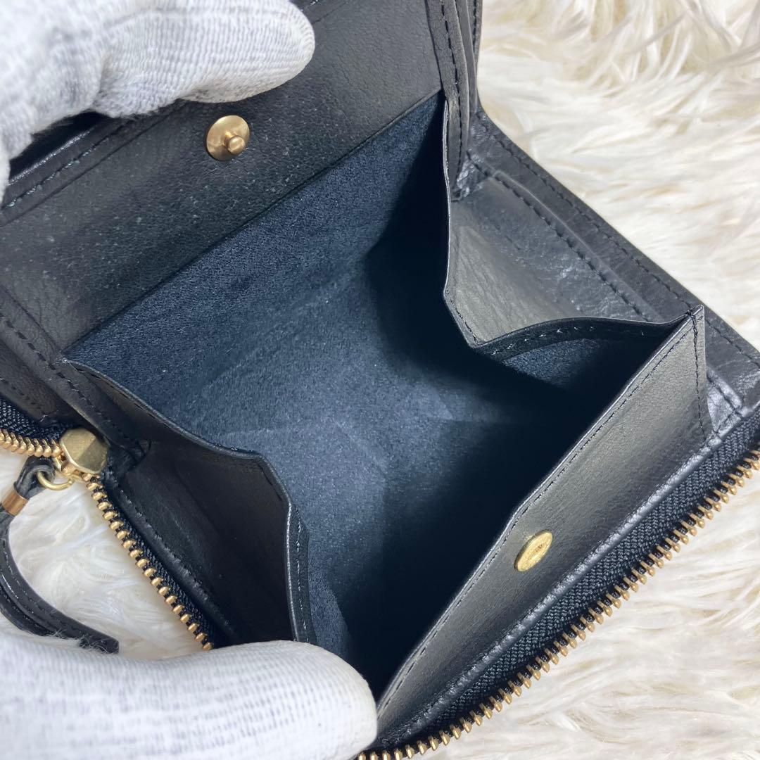 スロウ L字ファスナー コンパクトウォレットブライドル 本革