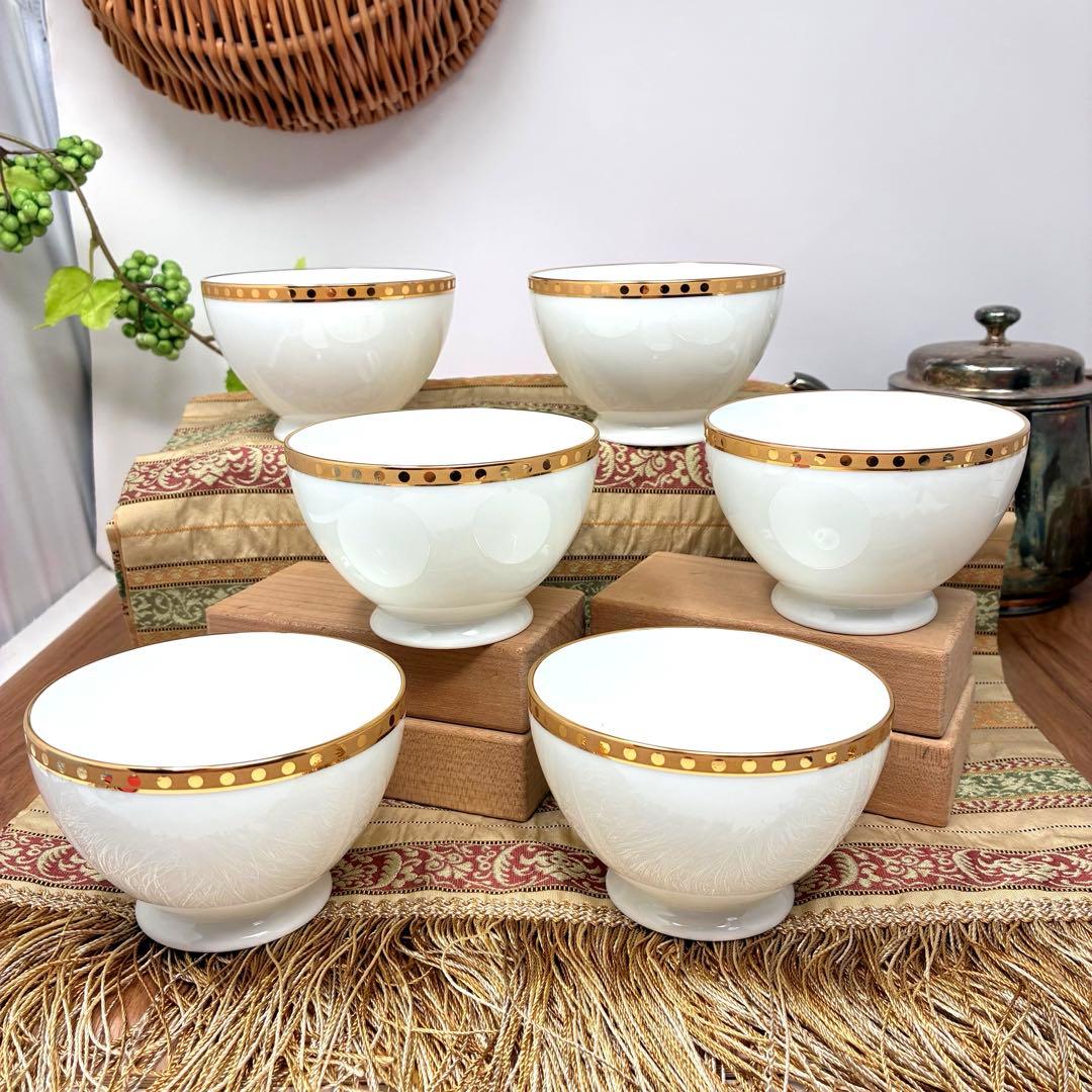 ティファニー　ゴールドバンド　ティーカップ　カップ＆ソーサー　6客セット