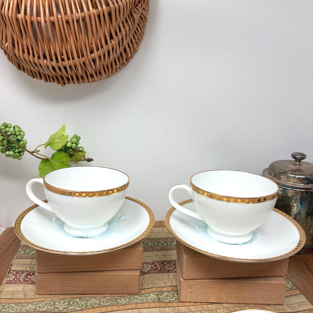 ティファニー　ゴールドバンド　ティーカップ　カップ＆ソーサー　6客セット