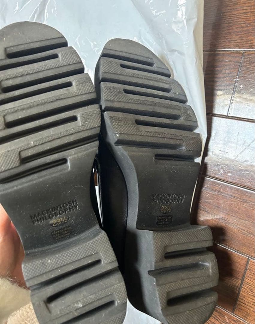 美品　MACKINTOSH PHILOSOPHY 黒 ローファー