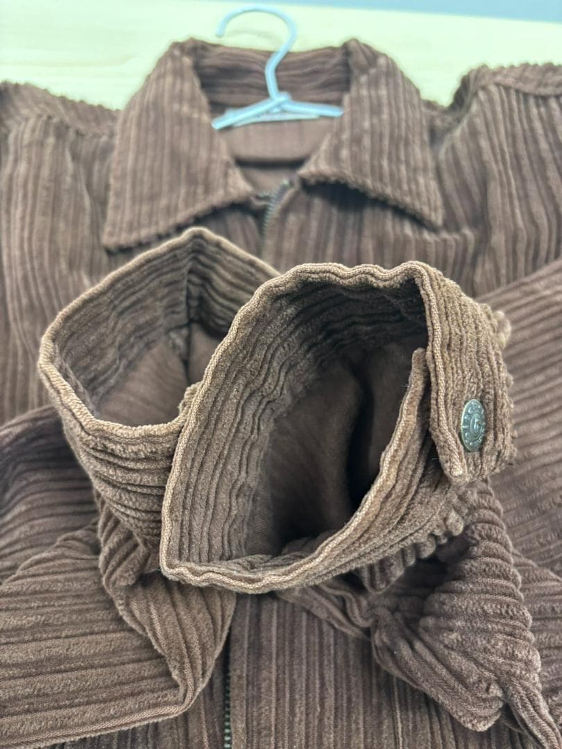 bitch skateboards コーデュロイ ジップブルゾン L ブラウン