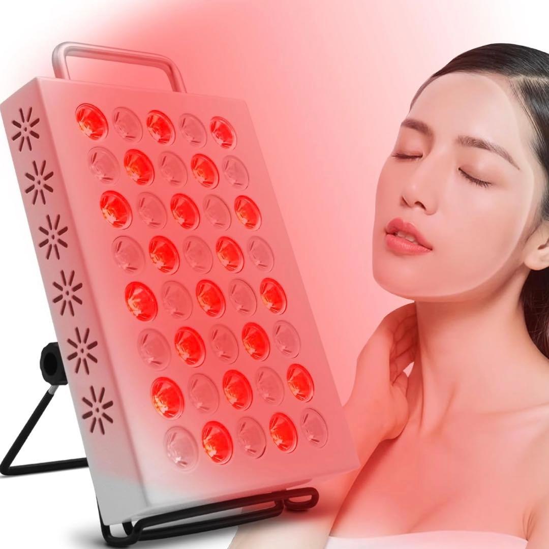 【タイマー付】近赤外線ライトパネル　660nm赤色LEDと850nm近赤外線