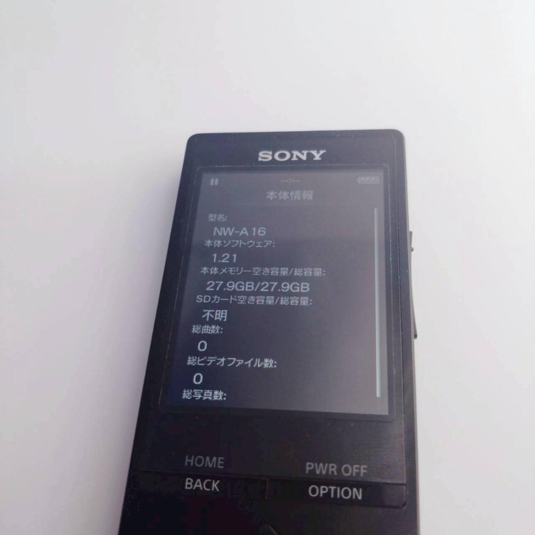 【ほぼ未使用】SONY WALKMAN NW-A16 32GB Bluetoot