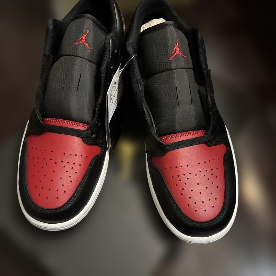 達*師様 ナイキ エアジョーダン1 ロー ブレッド ブラック レッド 黒 赤 2