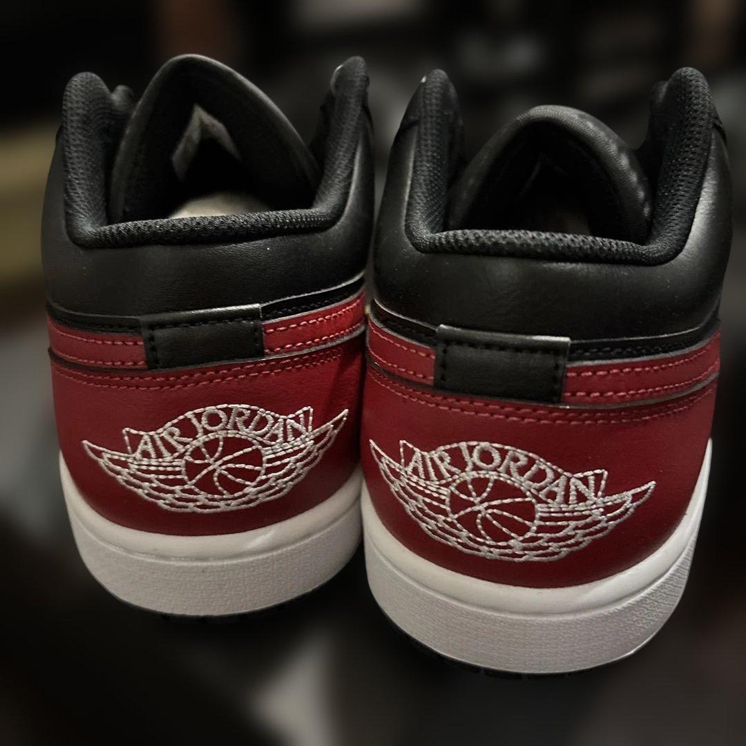 達*師様 ナイキ エアジョーダン1 ロー ブレッド ブラック レッド 黒 赤 2