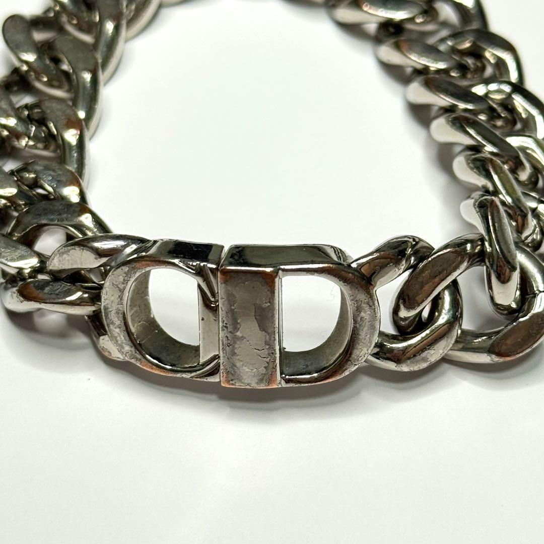 ディオール CDロゴ 喜平チェーン ブレスレット Mサイズ