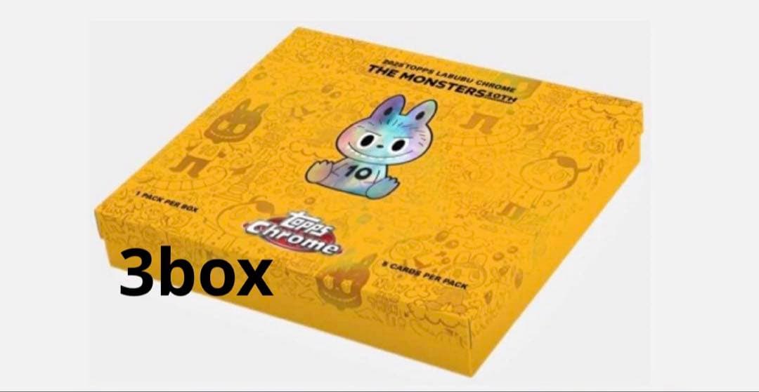 その他 2025 Topps Chrome Labubu 3box