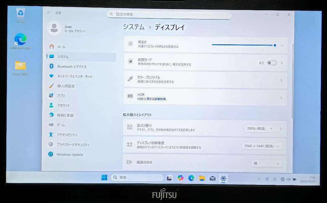 FUJITSU LIFEBOOK Corei5 メモリ12GB SSD512GB