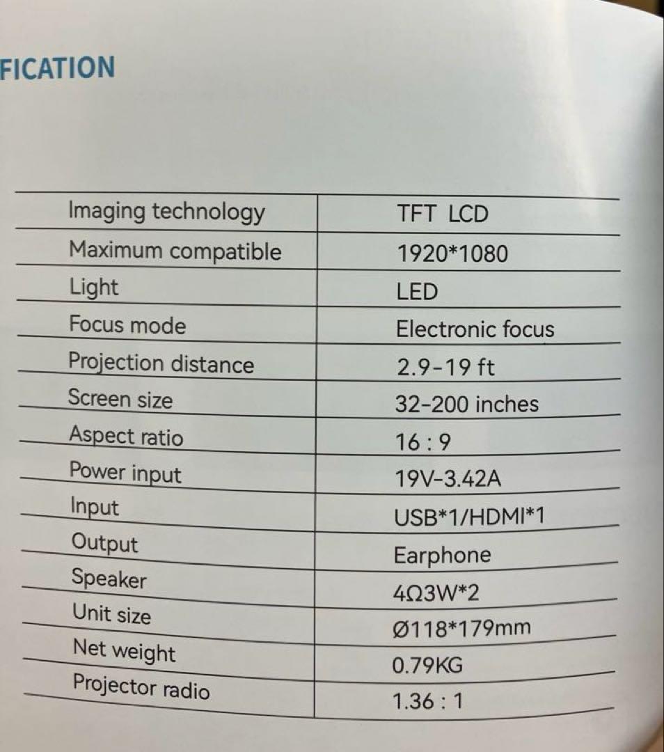 新品 NX-1 プロジェクター 黒 4K対応 軽量モデル