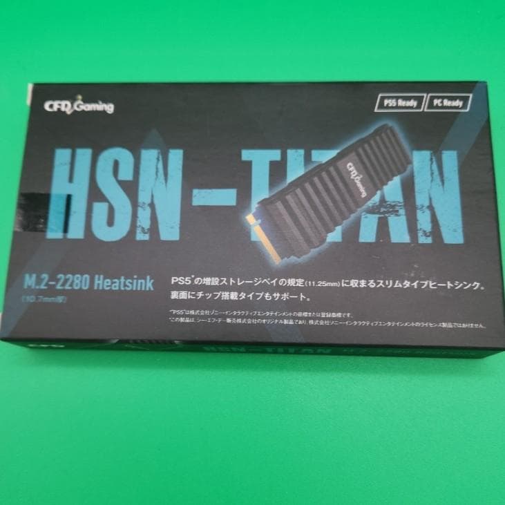 PS5用内蔵SSD（CFD Gaming 4TB M.2 2280 SSD）