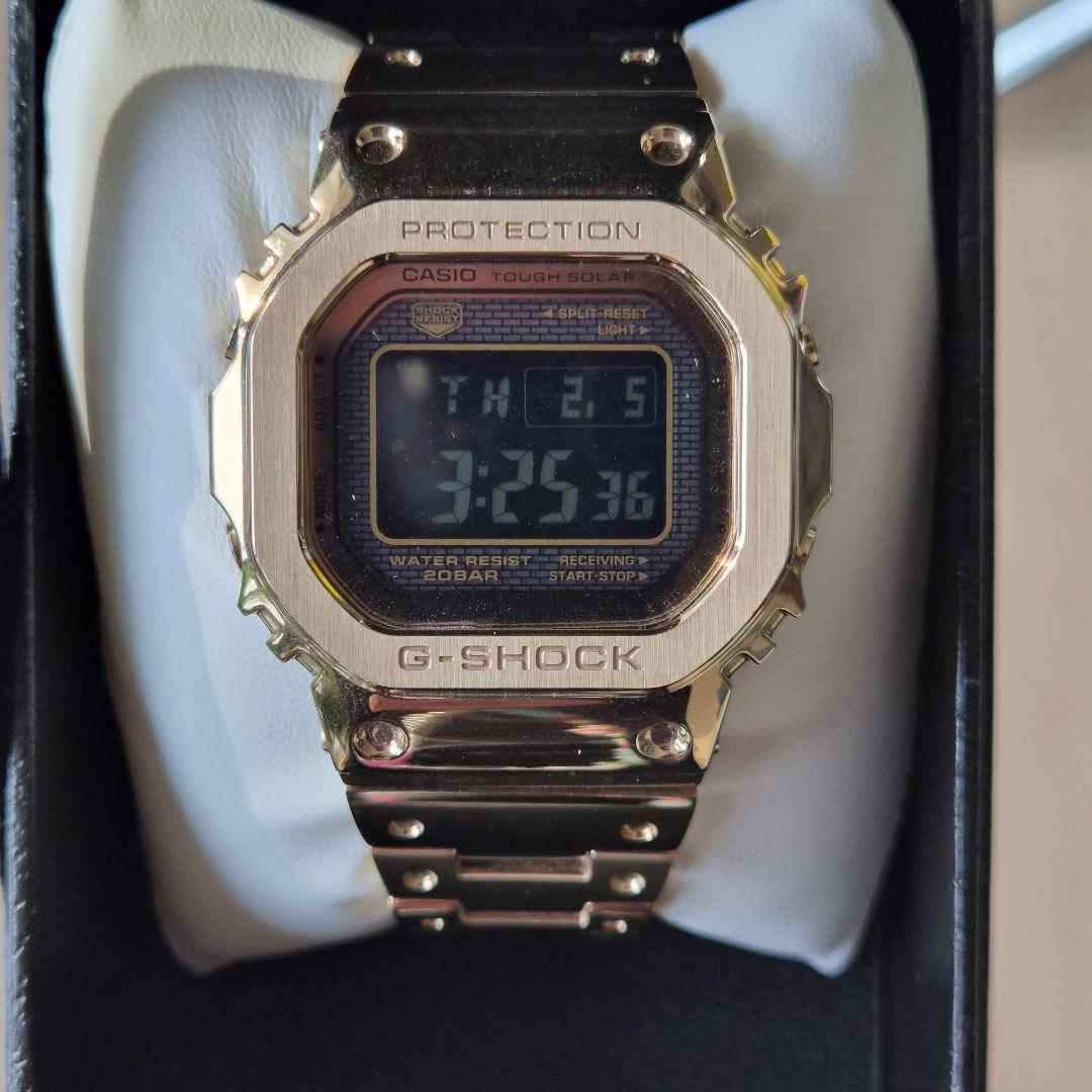 超美品　カシオ G-SHOCK フルメタル GMW-B5000GD