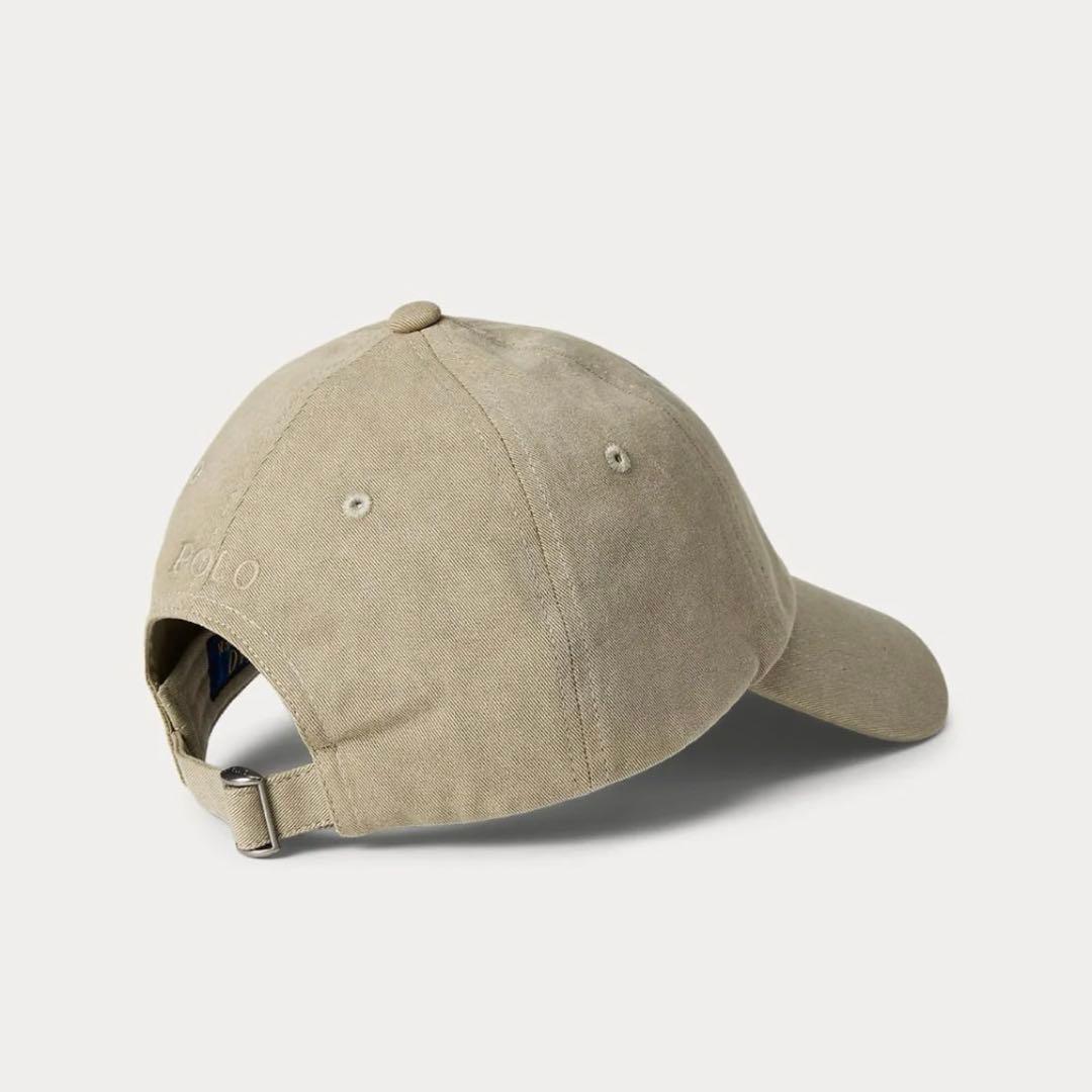 【新品】ポロ ラルフローレン ミネラルダイド ツイル ボール キャップ ベージュ