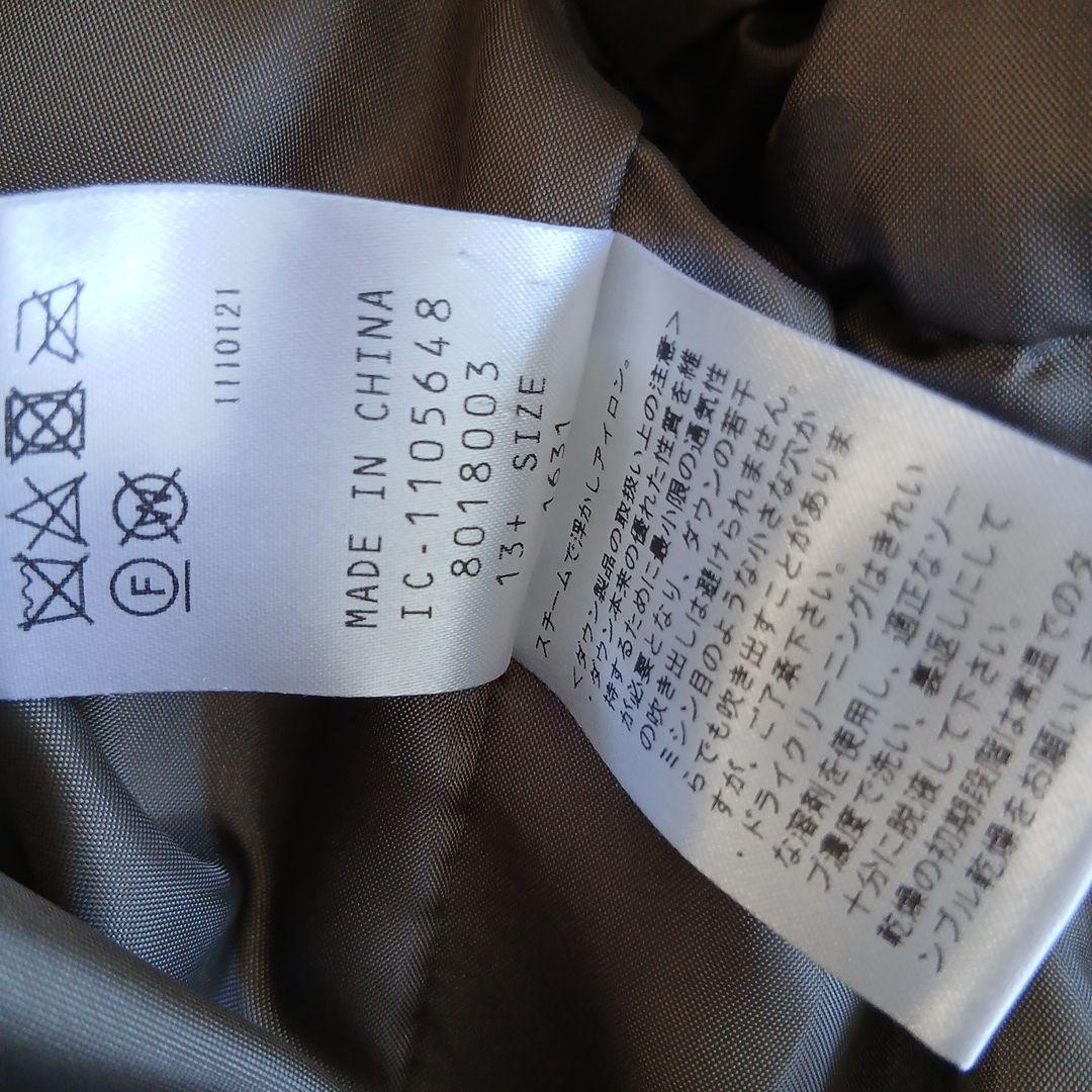 レリアンホワイトレーベルフード付きロング丈ダウンジャケット