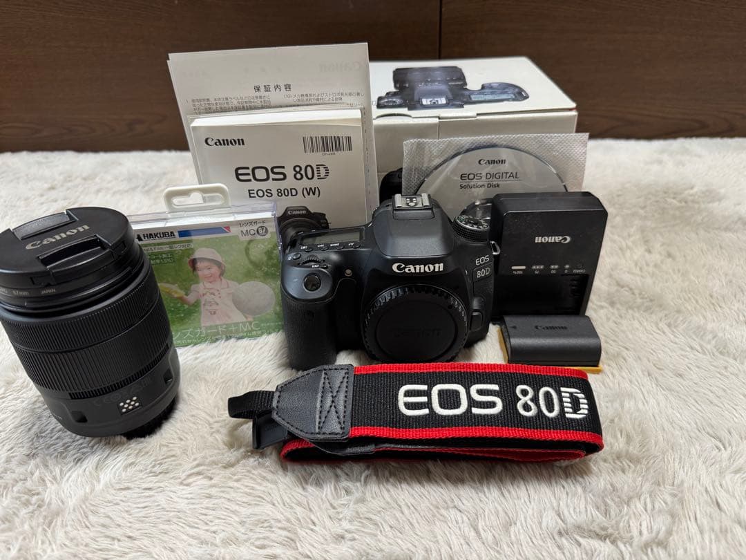 美品！Canon EOS80D標準レンズセット