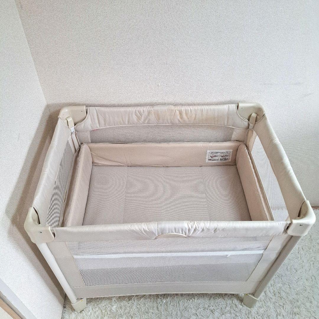 【送料無料】Aprica アップリカ ベビーベッド ココネルエアー ミルク WH