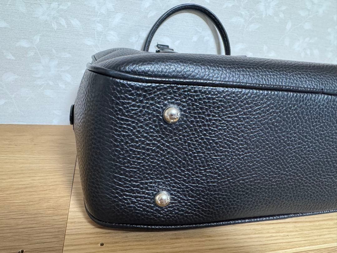 LAURA DI LUCA レザーボストンバッグ