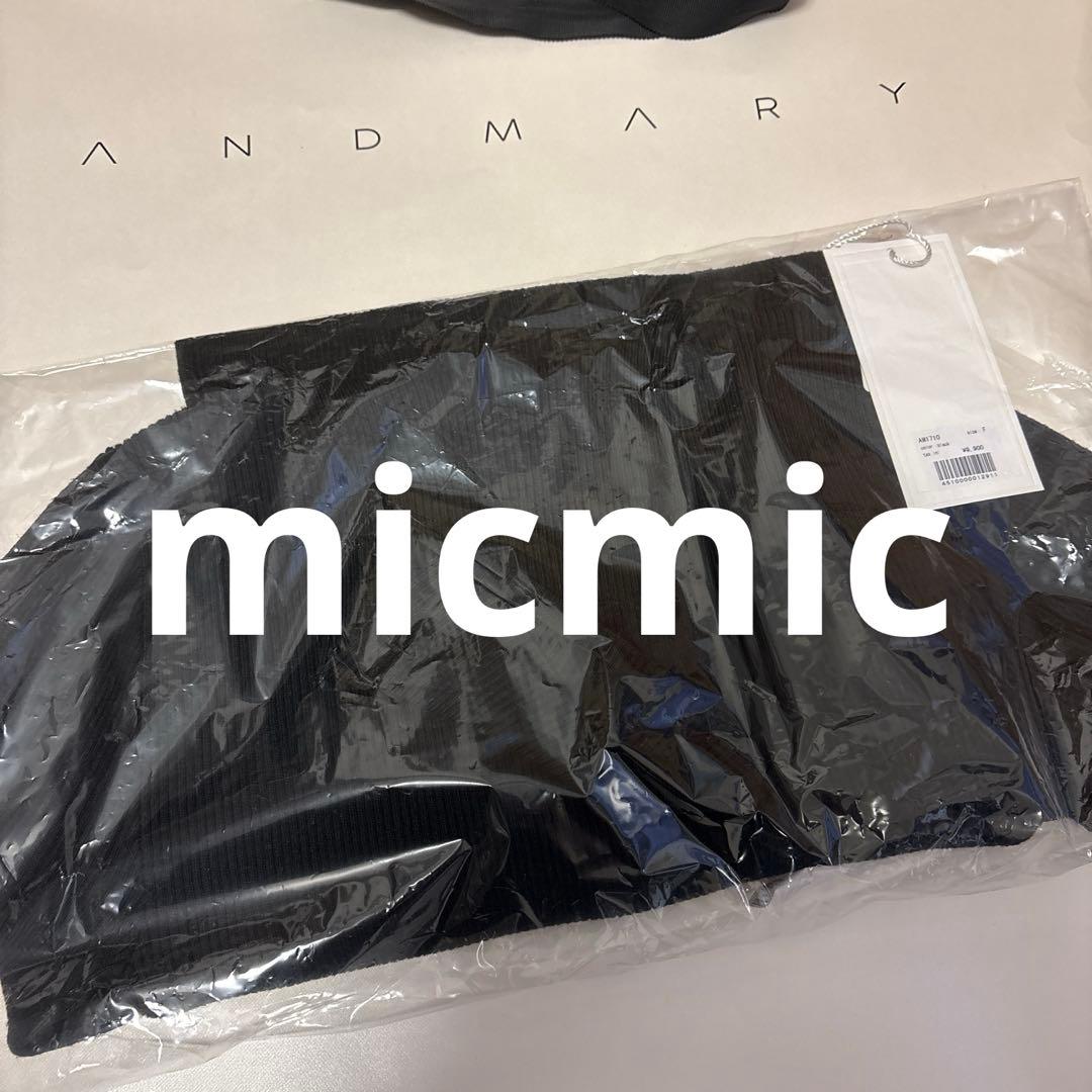 トップス AM1710 Mary turtle knit tops Black