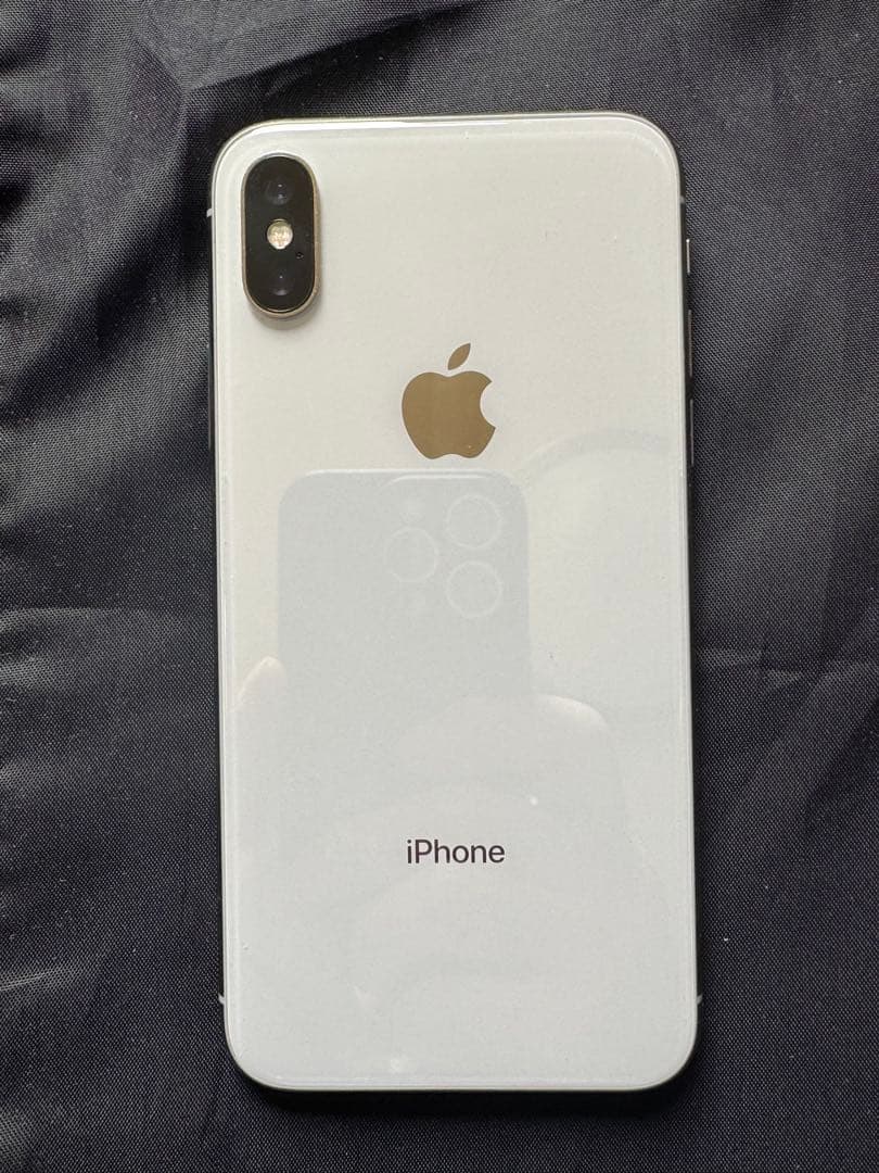 iPhone X 64GB シルバー シムロック解除新品ガラスフィルムプレゼント