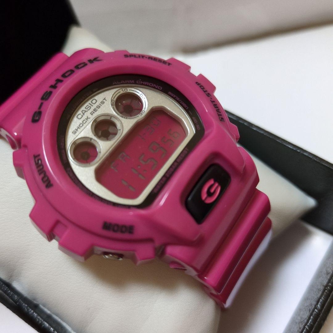 美品 G-SHOCK DW-6900RCS CRAZY COLORS ピンク