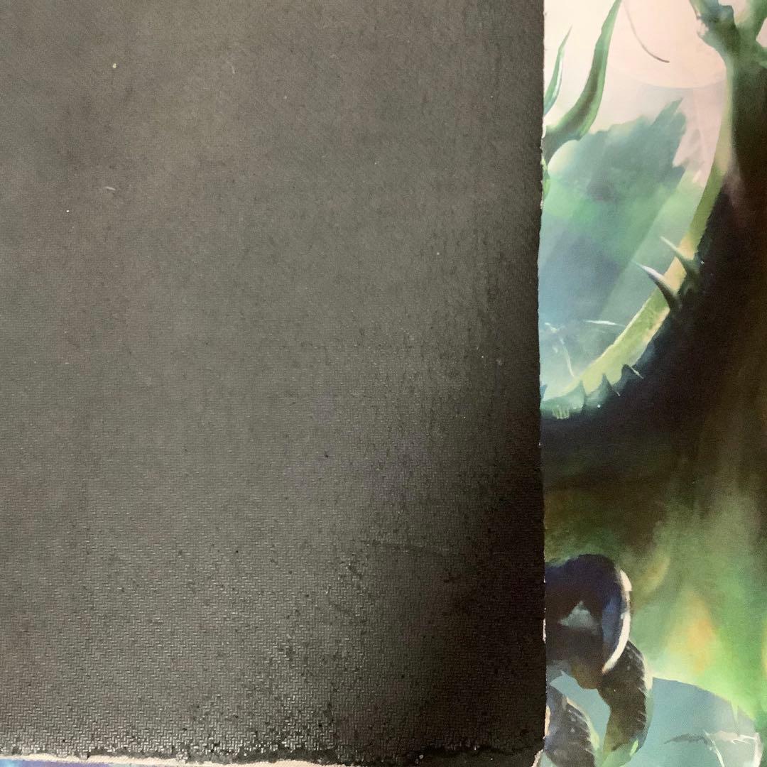 遊戯王 十六夜アキ ブラックローズドラゴン 公式プレイマット 2011 中古