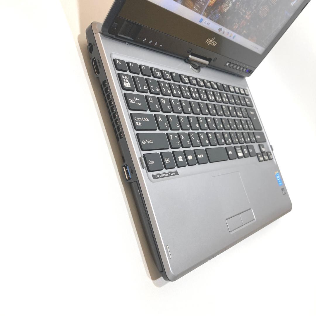 初心者✨カメラ・タッチパネル✨シルバー✨すぐ使えるノートパソコン◇D276-3