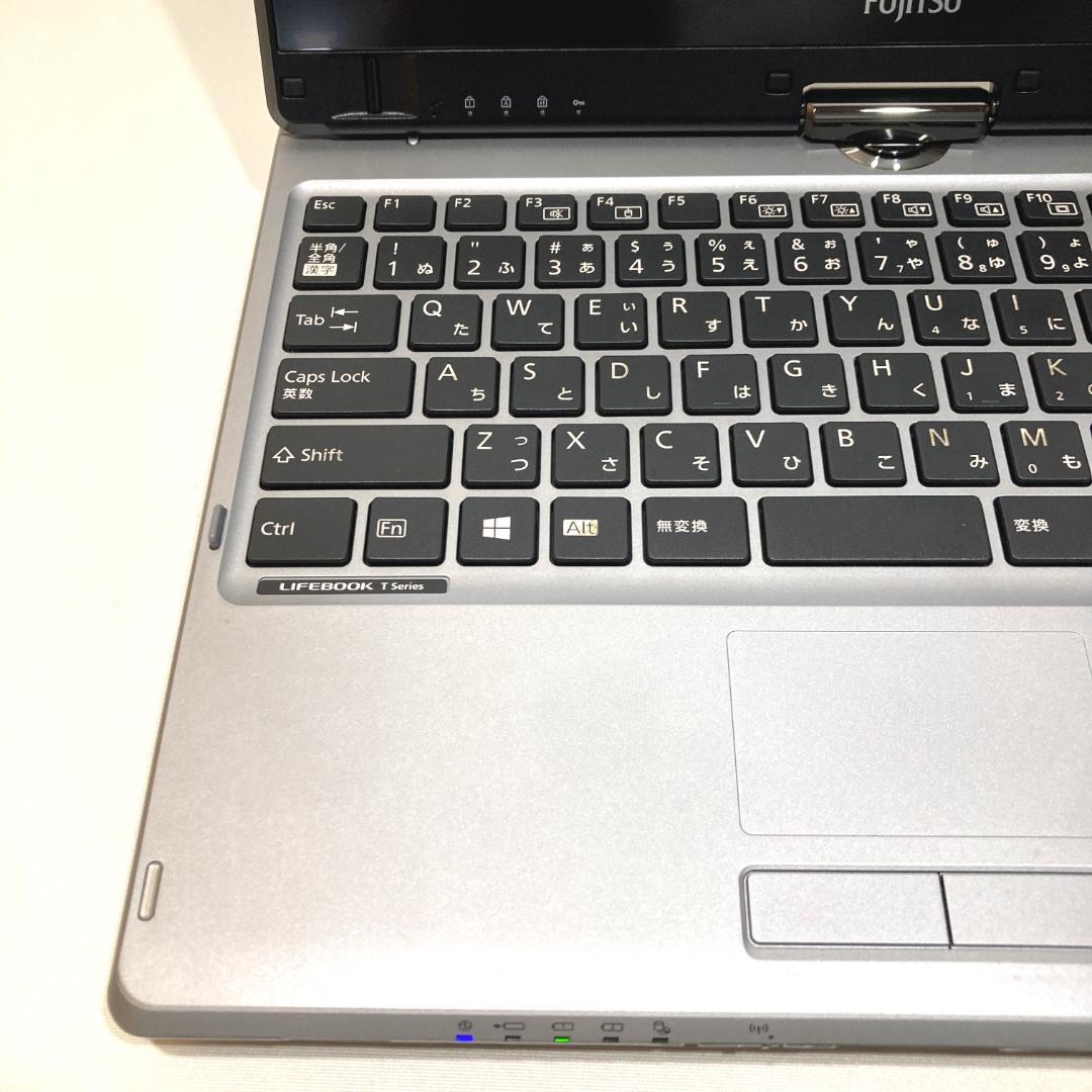 初心者✨カメラ・タッチパネル✨シルバー✨すぐ使えるノートパソコン◇D276-3